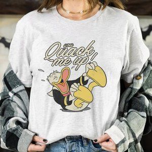 Retro Disney Mickey and Friends Donald Duck You Quack Me Up Shirt